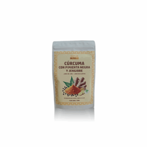 Cúrcuma con pimienta negra y jengibre 100g
